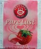 Teekanne Pure Lust Erdbeer Rhabarber Sahne Aroma - a