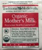 Traditional Medicinals Herbal Dietary Supplement 2011 Organic Mothers Milk - a
