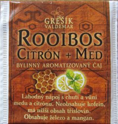 Grek Rooibos citron a med Sask - b
