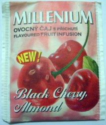 Millenium Ovocn aj s pchut Black Cherry Almond - a