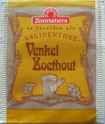 Zonnatura Kruidenthee Venkel Zoethout - a