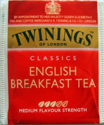 Twinings of London Classics English Breakfast Tea - b