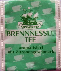 Captains Tea Brennnessel Tee aromatisiert mit Zitronengeschmack - a