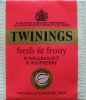 Twinings P Fresh and Fruity Pomegranate and Raspberry - a