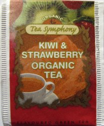 Tea Symphony Organic Flavoured Green Tea Kiwi & Strawberry Organic Tea - a
