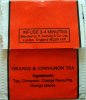 Twinings of London Orange and Cinnamon Tea - a