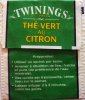 Twinings of London Th Vert au Citron - a
