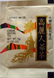 Korean Ginseng Tea - a