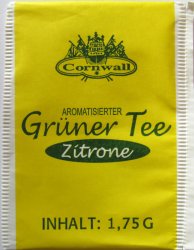 Cornwall Grner Tee Zitrone - b