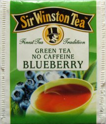 Sir Winston Tea Green Tea no caffeine Blueberry - a