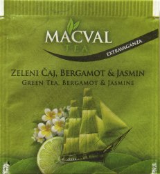 Macval Tea Zeleni aj Bergamot & Jasmin - a