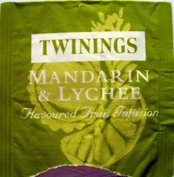 Twinings F Flavoured Fruit Infusion Mandarin and Lychee - a