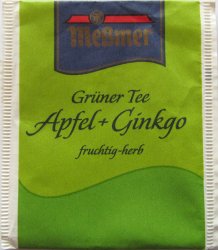 Messmer Grner Tee Apfel Ginkgo - a