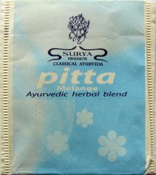 Surya Ayurvedic herbal blend Melange Pitta - a