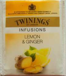 Twinings of London Infusions Lemon and Ginger - a