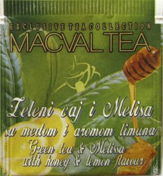 Macval Tea Zeleni aj i Melisa sa medom i aromom limuna - a