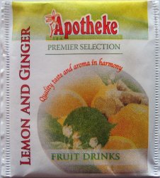 Apotheke P Fruit Drinks Lemon and Ginger - a