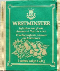 Westminster Vruchteninfusie Ananas en Kokosnoot - a