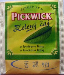 Pickwick 1 Green Tea Zelen aj s kvtem lpy - a