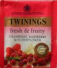 Twinings F Fresh and fruity Cranberry Raspberry and elderflower - a