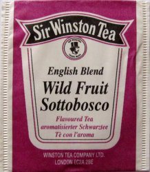 Sir Winston Tea English blend Wild Fruit Sottobosco - a