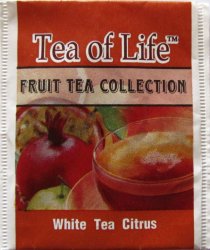 Tea of Life Fruit Tea Collection White Tea Citrus - a