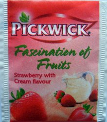 Pickwick 2 Fascination of Fruits Strawberry with Cream flavour - a