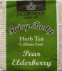 Jacob Hooy Fairy Tasty Herb Tea Pear Elderberry - a