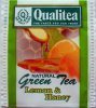 Qualitea Natural Green Tea Lemon and Honey - a