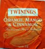 Twinings F Flavoured Fruit Infusion Orange Mango and Cinnamon - a
