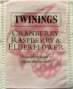 Twinings P An uplifting blend to revive and refresh Cranberry Raspberry and Elderflower - a