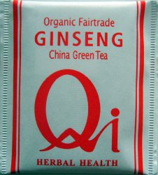 Qi Herbal Health Ginseng China Green Tea - a