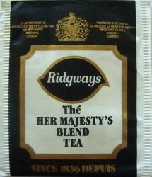 Ridgways Th Her Majestys Blend Tea - a