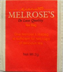 Melroses De Luxe Quality Tea Bag - b