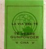 La Via Del T T Verde Gunpowder Cina - a