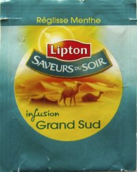 Lipton F Grand Sud Saveurs Du Soir Rglisse Menthe - a