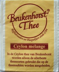 Beukenhorst Thee Ceylon Melange - a