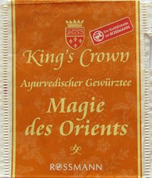 Rossmann Kings Crown Ayurvedischer Gewrztee Magie des Orients - a