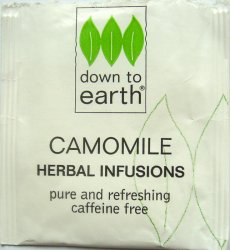 Down to Earth Camomile Herbal Infusions - a