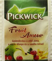 Pickwick 3 Fruit Amour Gymlcstea a zld alma a vrs fonya s a vanlia zvel - a