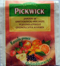 Pickwick 1 Kouzlo ovoce Jahody se smetanovou pchut - b