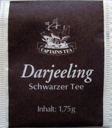 Captains Tea Darjeeling Schwarzer Tee - a