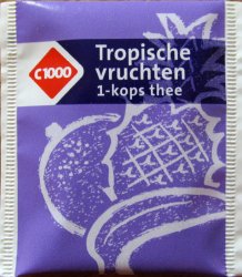 C1000 1 kops thee Tropische vruchten - a