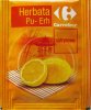 Carrefour Herbata Pu-Erh cytrynowa - a