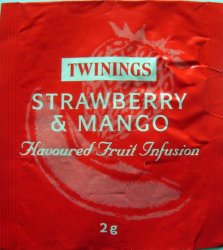Twinings F Flavoured Fruit Infusion Strawberry and Mango - a