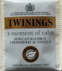 Twinings P a moment of calm African Rooibos Strawberry & Vanilla - a