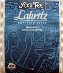 Yogi Tea Egyptian Spice Lakritz - a