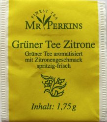 Mr. Perkins Tea Grner Tee Zitrone - a