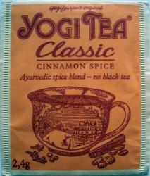 Yogi Bhajans original Cinnamon Spice Classic - a