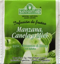 Saint Gottard Infusin de frutas Manzana Canela y Miel - a